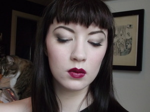 Rocking some Swagger eyeshadow in Rad Bitch and Dirty Martini to go to a Ecurie 25 event.