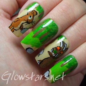 For more nail art, pics of this mani, other manis in this challenge and products used visit http://Glowstars.net