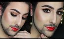 Romantic Eyes + Red Lip | Valentines Day Makeup Tutorial!
