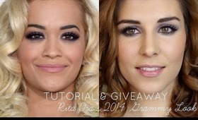 Tutorial & Giveaway: Rita Ora's 2014 Grammy's Look
