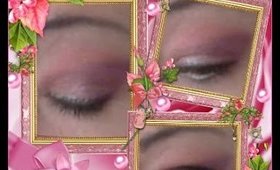 Pink Shimmery Eye Make Up Tutorial