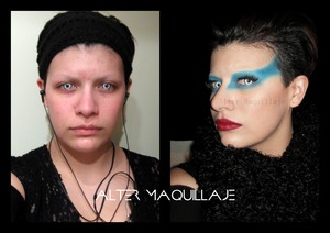 Antes y Despues. Caracterizacion Marilyn Manson 1.0 (Mechanical Animals Era)
Alter Maquillaje Profesional
www.facebook.com/AlterMaquillaje