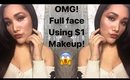 GET READY WITH ME - FULL FACE USING $1 MAKEUP FROM SHOPMISSA