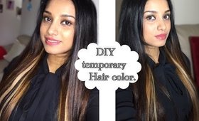How to get long hair and temporary highlights in minutes. (Irresistible me extensions)