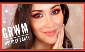 GRWM: Warm Holiday Makeup