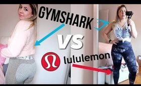 Gymshark addict tries on Lululemon leggings for the first time