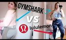 Gymshark addict tries on Lululemon leggings for the first time