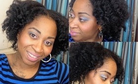 Natural Hair Saga: Quick and Easy Conrow & Bantu Knot Out | Medium Natural Hair