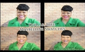 Dollar Tree Maybelline Lipstick Swatches