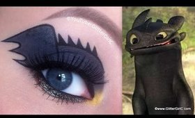 How to train your dragon: Toothless Makeup Tutorial