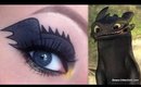 How to train your dragon: Toothless Makeup Tutorial