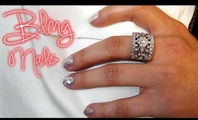 Bling Nails for Prom!