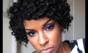 Natural Hair Flat Twist Out Mth 8 (re-upload)