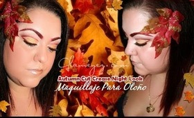 Autumn / Thanksgiving Cut Crease Makeup Look/Un Colaborativo Maquillaje Para Otoño