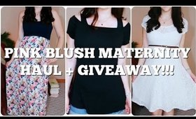 PINK BLUSH MATERNITY HAUL + GIVEAWAY!!!