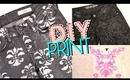 DIY Print Jeans & Top: Brocade & Damask | Styling Ideas at the End!