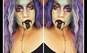 Dark mermaid makeup