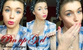 Pin Up Girl-Hair and Make-up tutorial