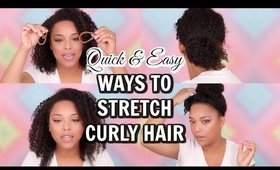 QUICK & EASY SHRINKAGE KILLERS‼️ |❤️| NATURAL HAIR || NaturallyCurlyQ