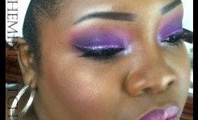 Purple Glam Makeup Tutorial