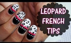 Cute Leopard French Tip Nailart | TUTORIAL