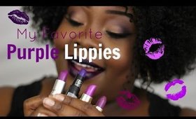 My Favorite Purple Lippies #thepaintedlipsproject