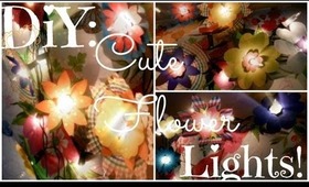 ♡DIY: Cute Flower Lights!♡