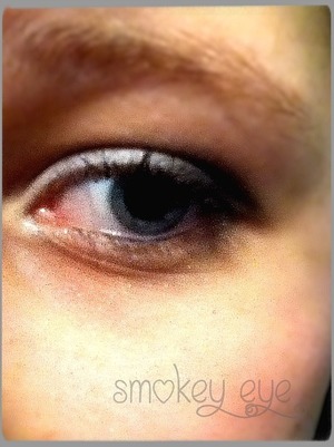 Me and my friend gabby were board... so we did each others makeup and this is the smokey eye i did for her!