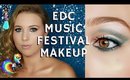 Music Festival Makeup Step by Step | EDC Music Festival Glam | mathias4makeup