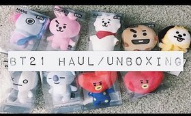 [HAUL] BT21- bag charms BTS x LINE