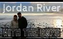JORDAN RIVER WITH THE BOYS 🌲🍻 | Chloe Madison