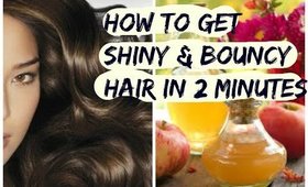 Simple secret to get shiny & bouncy hair in 2minutes-DIY beauty-homeremedies