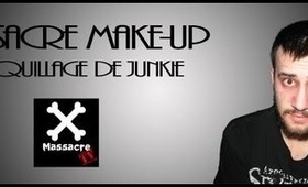 Junkie inspired make-up tutorial - MASSACRE MAKE-UP