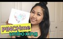 PINCHme Unboxing! Healthy Snacks + Beauty Products | Nikki Egdamin