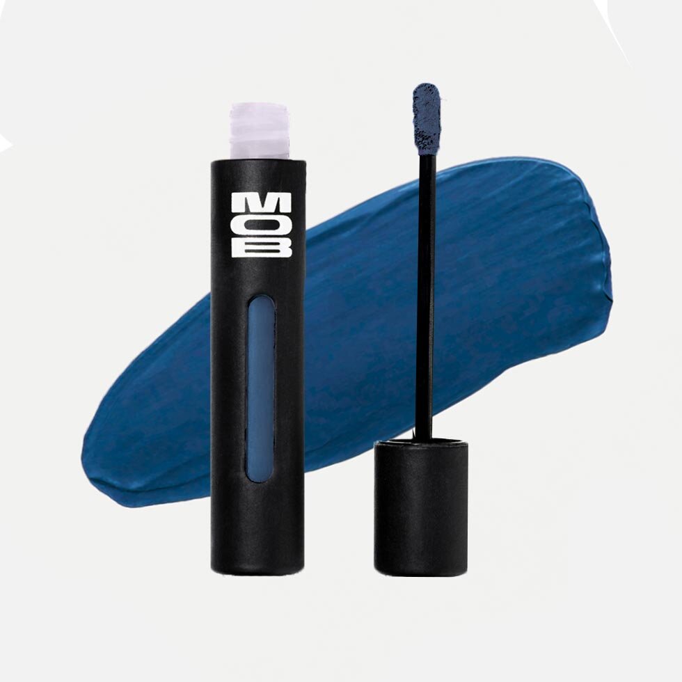 MOB Beauty Long Wear Liquid Clay Eyeshadow in Spirit Room Blue 