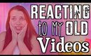 Reacting To My Old Videos! | InTheMix | Krisanne