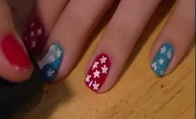 4th of July Nail Art