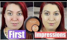 REVLON COLORSTAY 2 in 1 Foundation & Concealer | First Impression Review