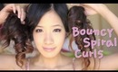 Bouncy Spiral Curls Hair Tutorial