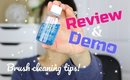 Cinema Secrets Makeup Brush Cleaner {Review, Demo & Cleaning Tips}