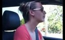 Vlog: follow me around + flat tire + friends!!