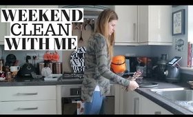 CLEAN WITH ME UK | WEEKEND CLEANING MOTIVATION #laurapbeauty