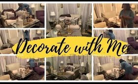 DECORATE WITH ME 2019| HOW TO REDECORATE A LIVING ROOM