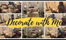 DECORATE WITH ME 2019| HOW TO REDECORATE A LIVING ROOM