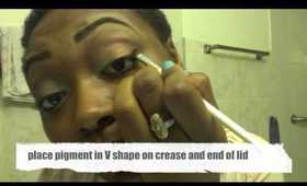 Dolla J. Bills | Yellow to Rust makeup tutorial