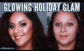 From Drab To Fab Holiday Glam Makeup Transformation