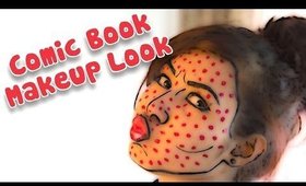 Comic Book Inspired Makeup Look For Halloween