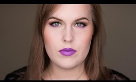 Triadic Inspired Tutorial with Green & Purple focus