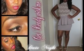 GRWM : Date Night Red lips + Outfit