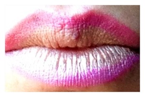 Pink & Gold ombre lips